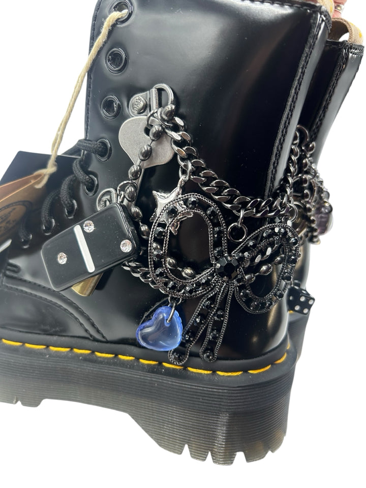 Dr. Martens x Marc Jacobs Vegan Jadon Charm Boots for Women - Size 5 | Punk Fashion, Vegan Leather, Platform Boots | Perfect for Streetwear & Alternative Outfits