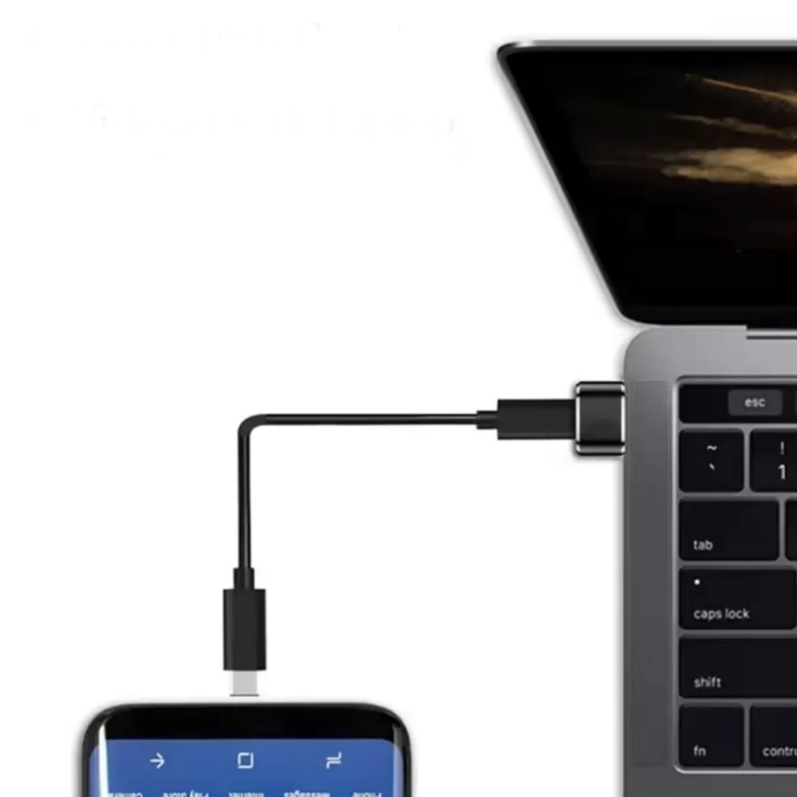 Orco 3 Pack USB C to USB A Adapter - Type C Female to USB Male Converter for iPhone 15/14/13 Pro Max, MacBook, iPad Air 5/4, AirPods, Galaxy S23/S22 - Fast Charging & Data Sync for Home, Office & CarPlay