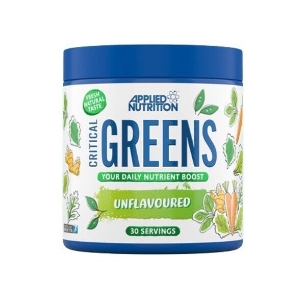Critical Greens Unflavored Superfood Powder 150g - Organic Greens Supplement for Detox, Energy & Immunity Boost - Perfect for Smoothies, Juices & Healthy Lifestyle