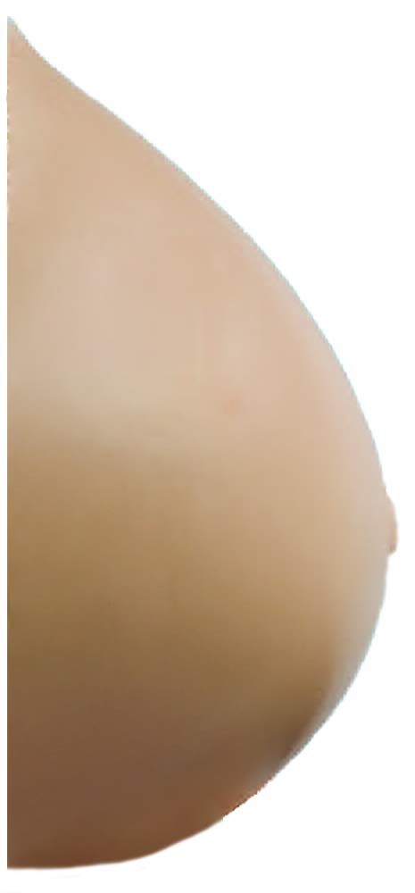 Nearly Me #985 Super Soft Ultra Lite Full Triangle Silicone Mastectomy Breast Form - Lightweight Comfort for Post-Surgery Recovery | Perfect for Daily Wear, Swimming & Active Lifestyles