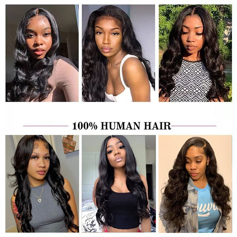 30 Inch Tape in Hair Extensions - 40pcs Body Wave Human Hair Weft - 100g Seamless Clip-in Extensions (Darkest Brown) for Volume & Length - Perfect for Parties, Weddings & Daily Styling