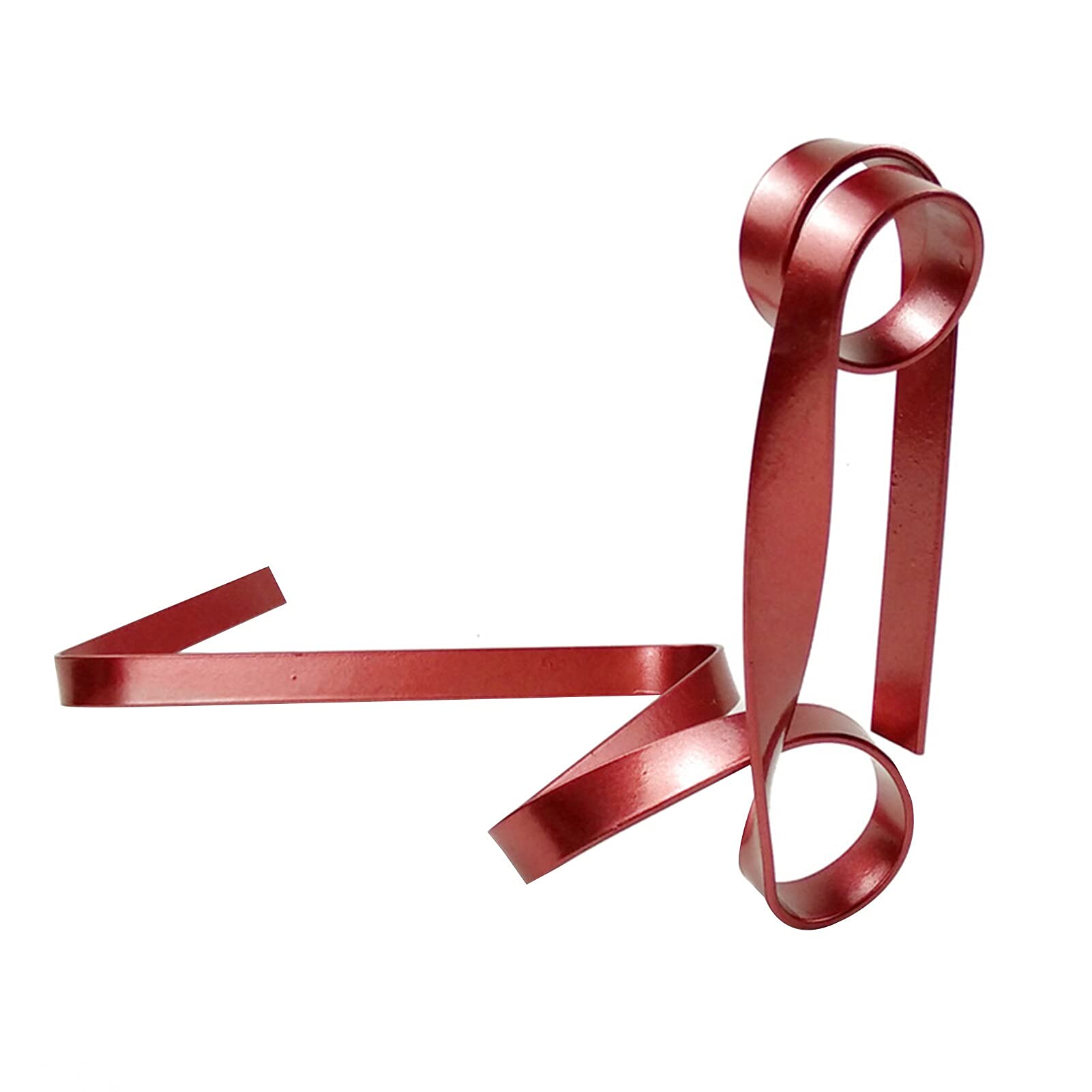 Creative Ribbon Suspension Wine Rack - Gravity Balance Wine Bottle Holder - Unique Home Decor Gift for Wine Lovers (Red) - Perfect for Kitchen, Dining Room & Bar Decor