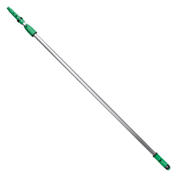 Unger OptiLoc Telescopic Aluminum Poles 1.2m to 6.0m (4ft to 20ft) - Extendable Cleaning Pole for Windows, Gutters & High Reach Areas - Professional Grade Lightweight Aluminum Construction for Home & Commercial Use