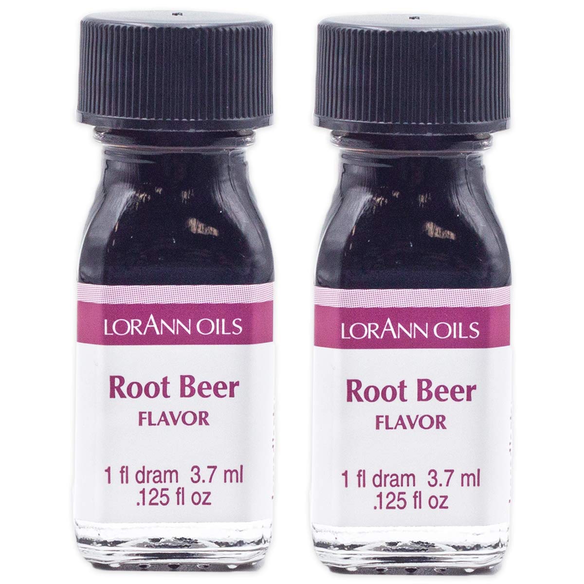 LorAnn Oils Super Strength Flavoring - 4X Stronger Than Extracts - Natural Root Beer Flavor for Candy Making, Baking, Hard Candy & DIY Treats - Pack of 2 (0.125 fl oz) - Perfect for Home Bakers, Candy Makers & DIY Enthusiasts