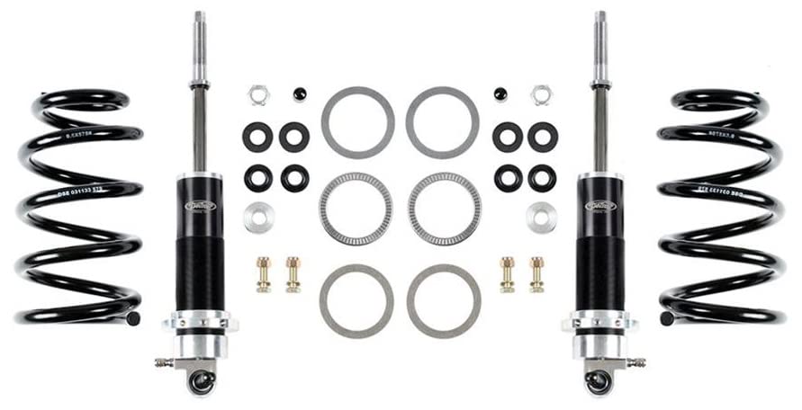 Detroit Speed Front Coilover Conversion Kit with Double Adjustable Shocks - Compatible with 1970-1981 Camaro & Firebird (SBC/LS) - Performance Suspension Upgrade for Racing & Street Driving