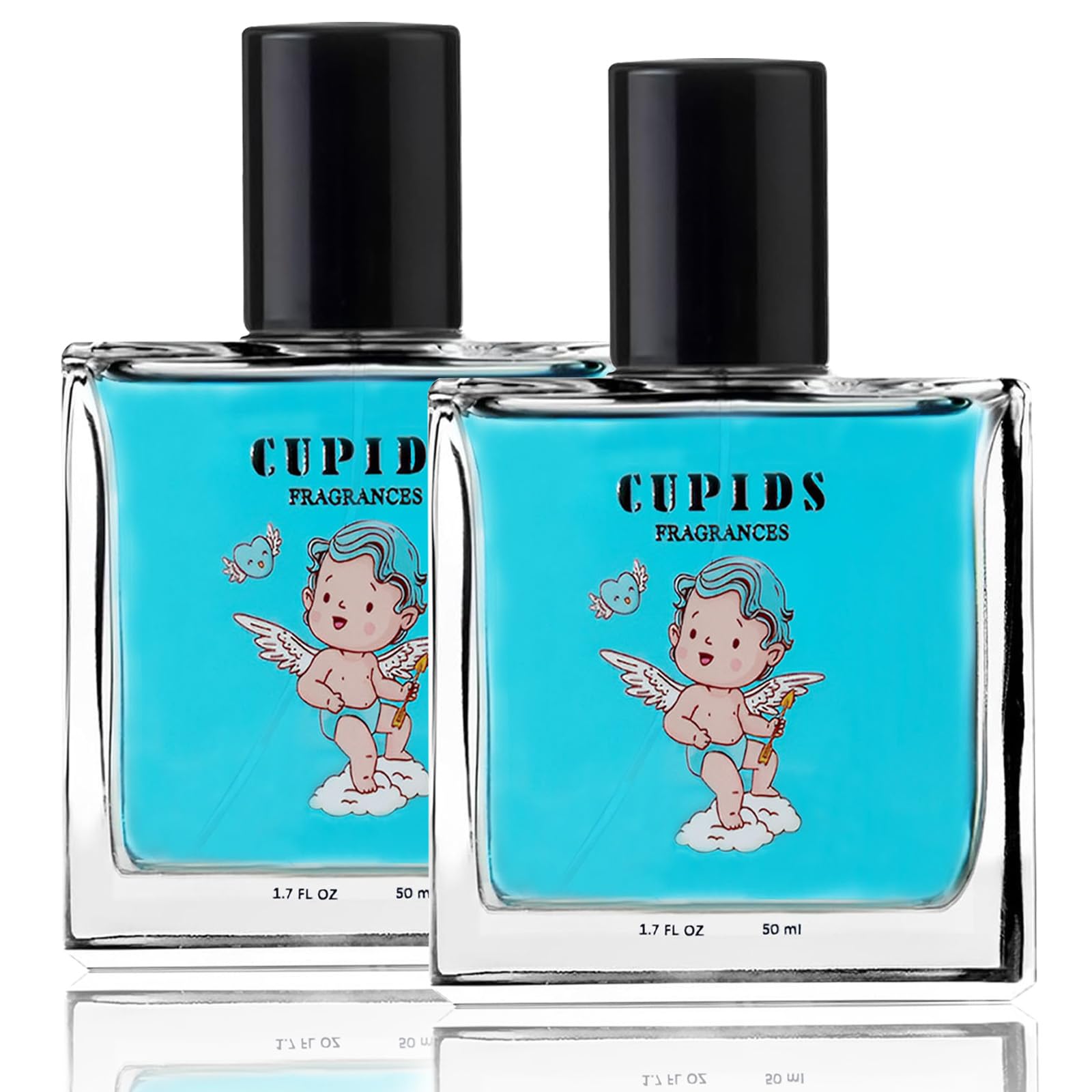 Cupid's 2.0 Pheromone Cologne for Men - Attract Women, Long Lasting Fragrance (2 Pack) - Perfect for Dates, Night Out & Special Occasions