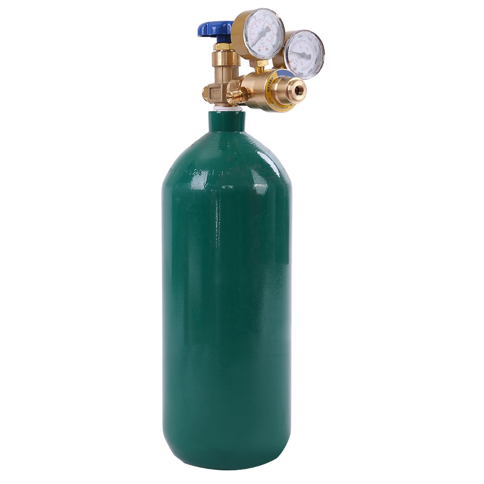 Oxyacetylene Torch Kit for Welding, Brazing & Cutting - Includes Oxygen & Acetylene Tanks, Long Pipe Brass Nozzle - Professional Metalworking Tool for DIY Projects, Auto Repair & Metal Fabrication