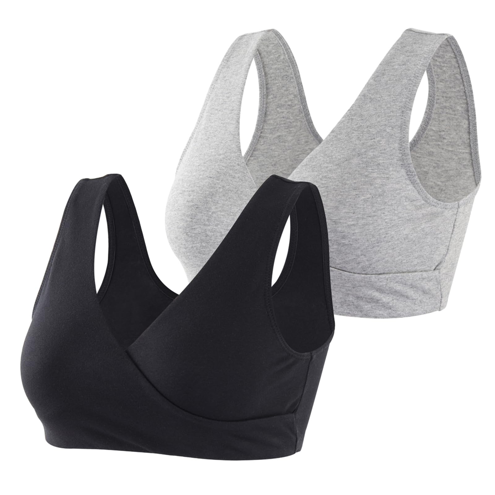 Comfortable Wireless Nursing Sleep Bra for Women - Soft Cotton Maternity Bra for Breastfeeding & Nighttime Comfort - Perfect for Nursing Moms & Pregnancy Support