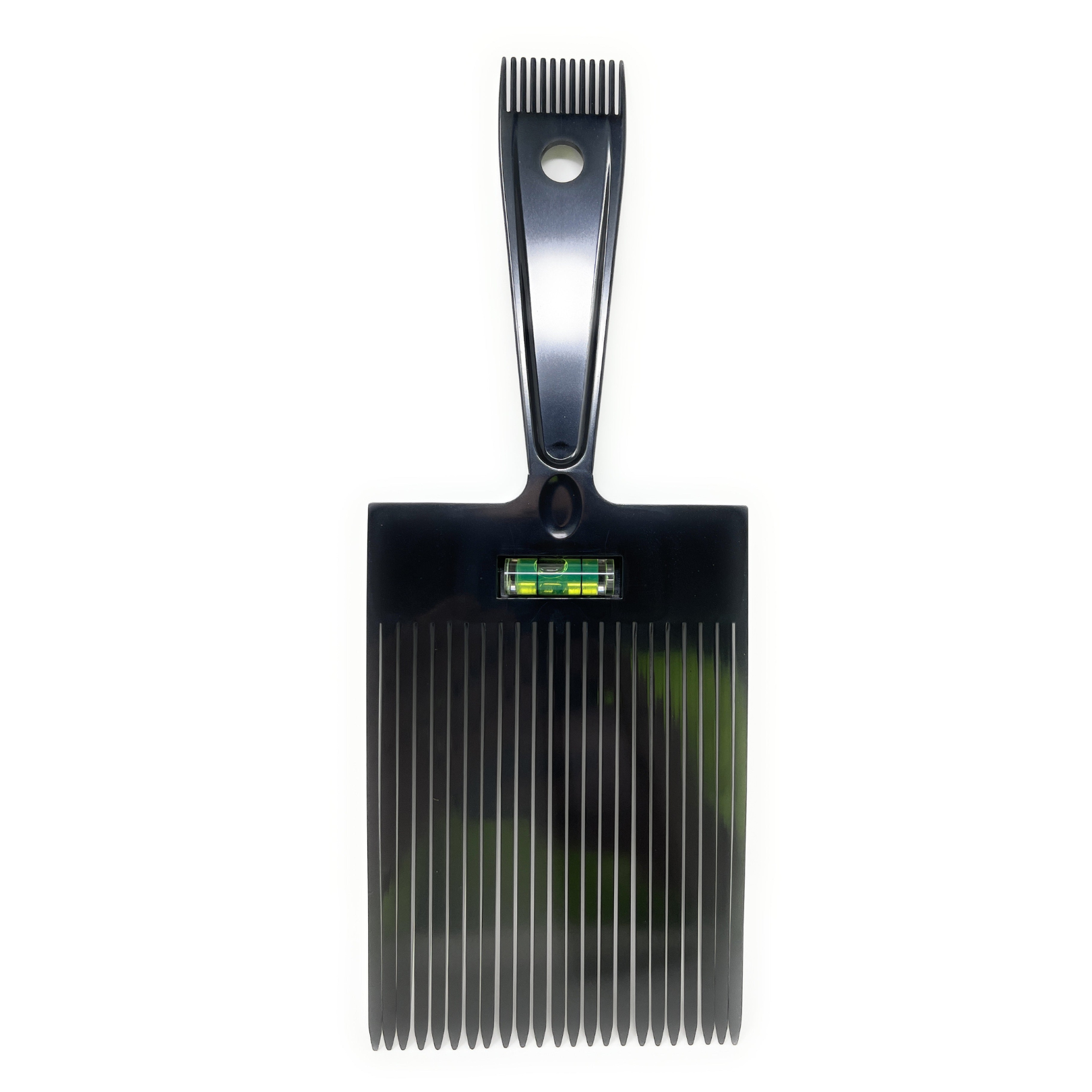 Scalpmaster Barber Blending Flat Top Guide Hair Comb - Professional Black Styling Comb for Fades, Buzz Cuts & Precision Hairstyling | Salon & Home Grooming Essential