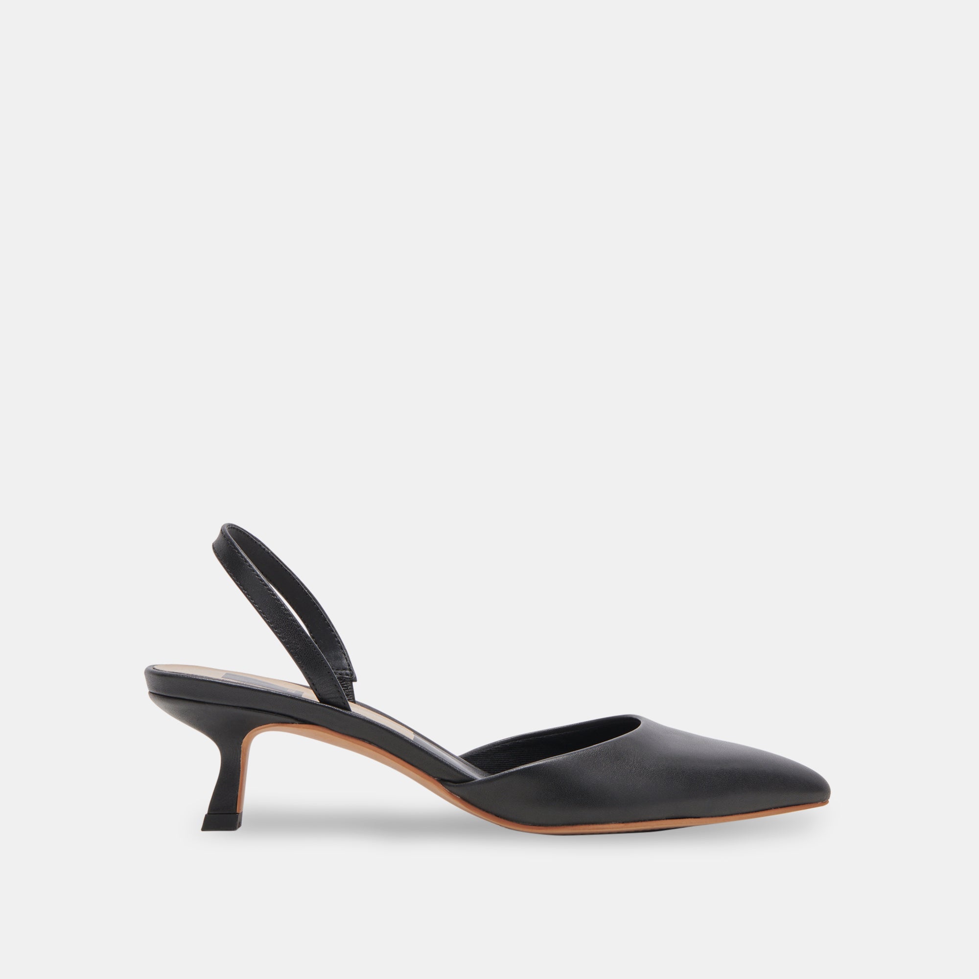Stylish CORSA Black Leather Heels for Women - Perfect for Parties, Weddings & Evening Events