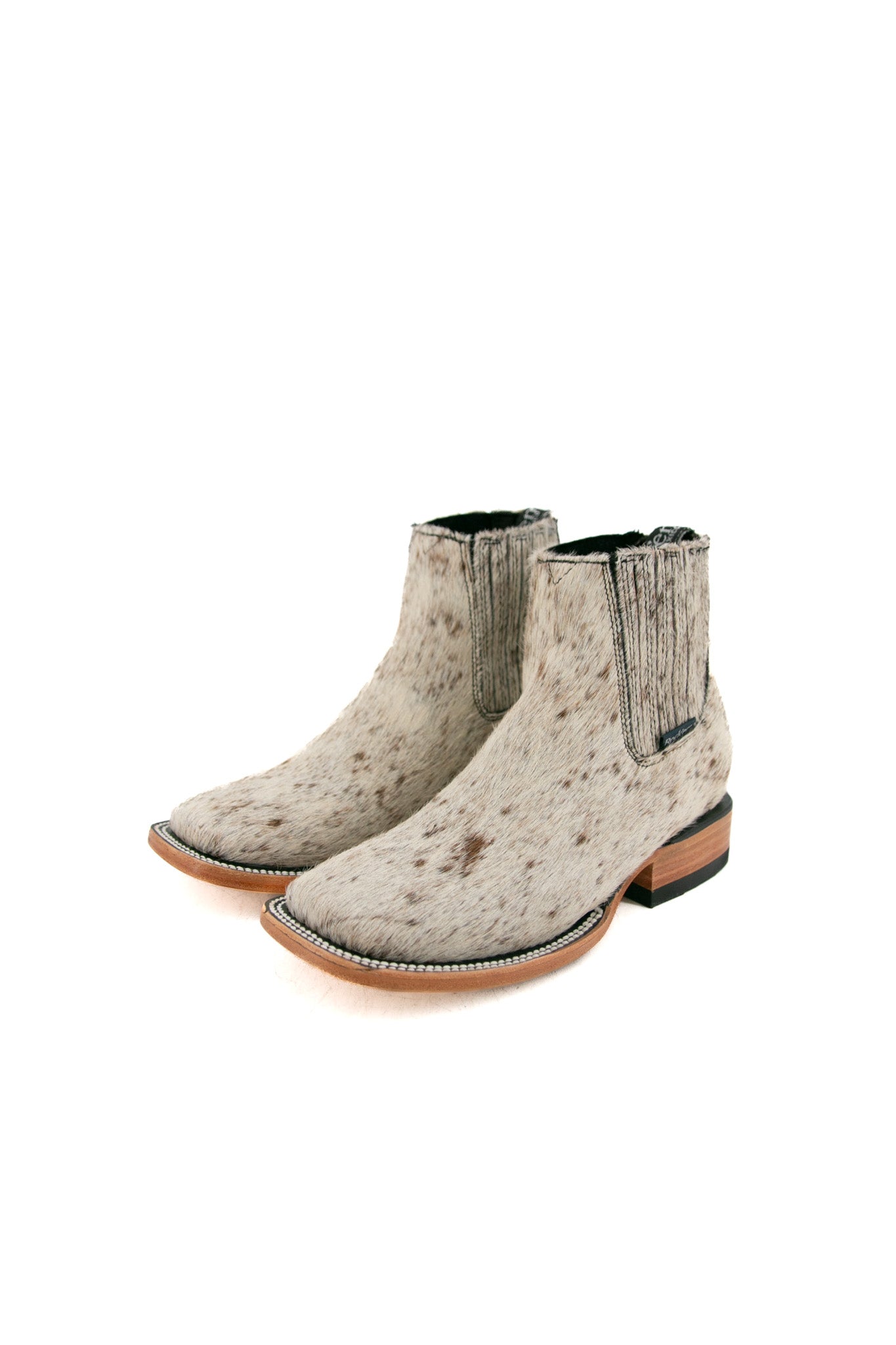 Women's Square Toe Cowhide Ankle Boots - Size 5 - Comfortable & Stylish for Casual Wear, Office & Date Night Outfits