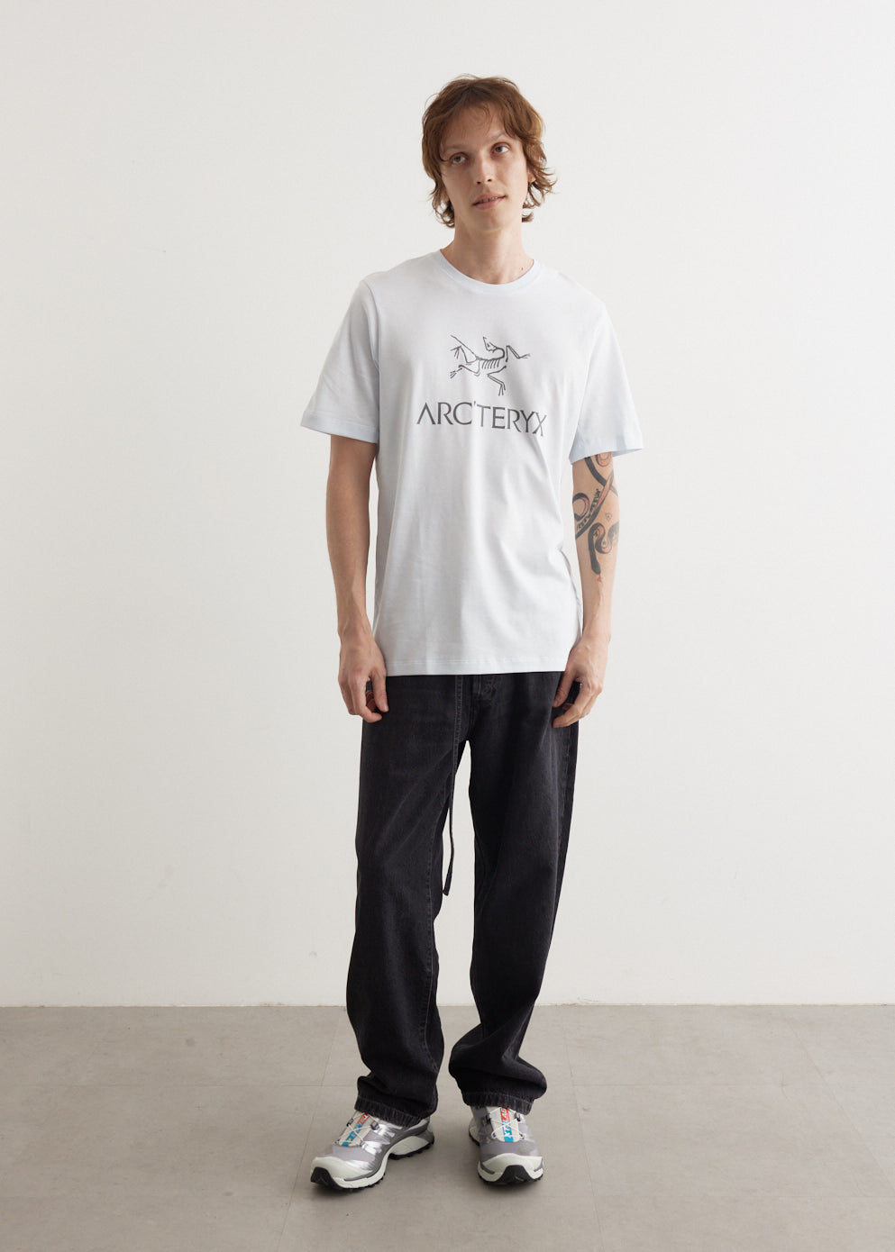Arc'teryx Logo Short Sleeve T-Shirt for Men - Lightweight Casual Tee for Hiking, Travel & Everyday Wear