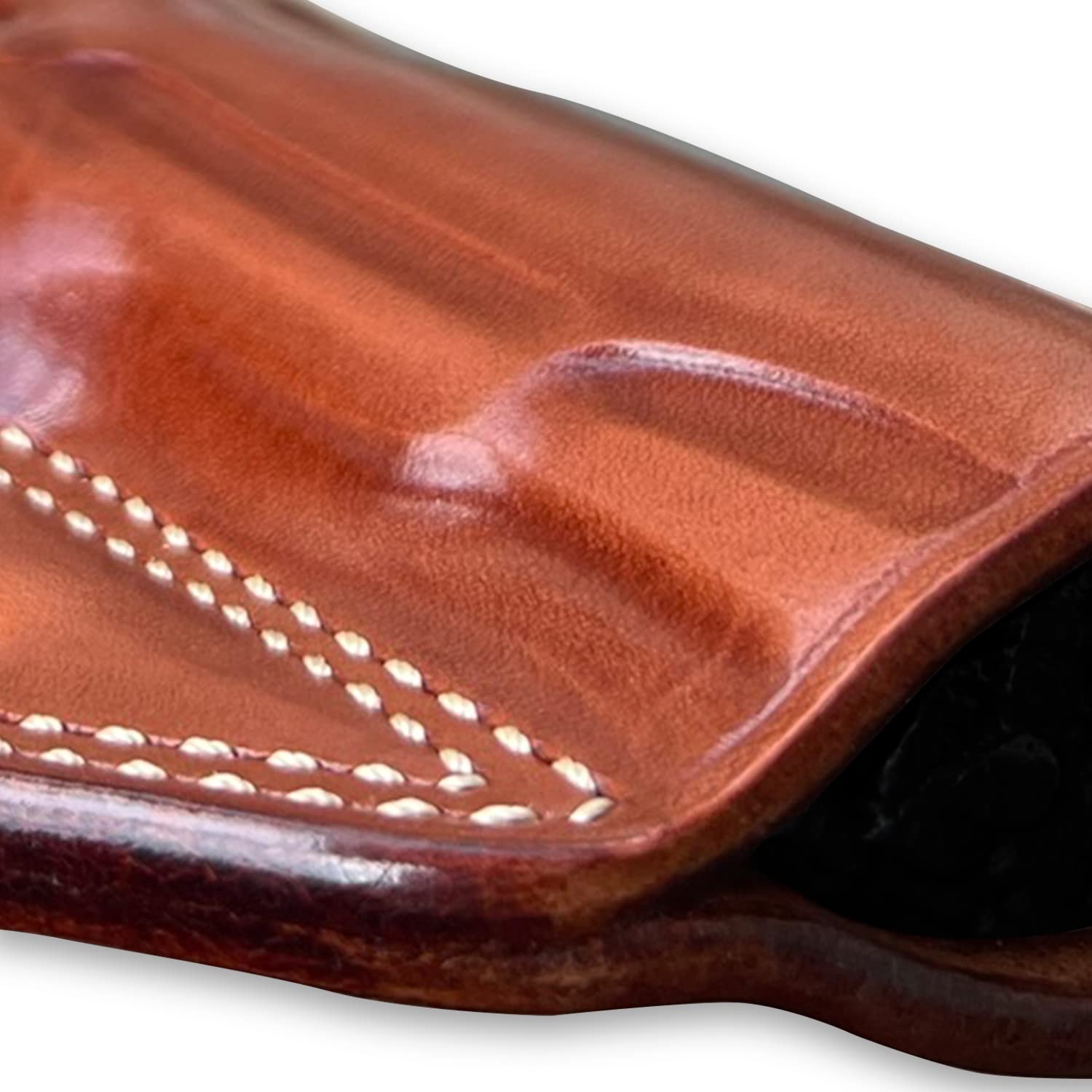Premium Leather OWB Pancake Holster for Springfield 1911 EMP 4