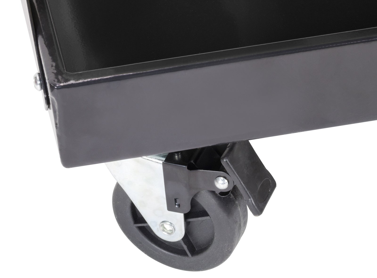 TLPB05 90-Part Bin Shelving Storage Organizer with Locking Wheels - Heavy Duty Garage Shelving Unit for Workshop, Home & Office Organization - Perfect for Tools, Hardware & DIY Supplies Storage