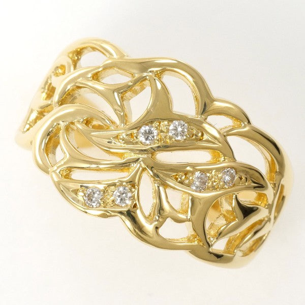 18K Yellow Gold Diamond Ring for Women - Elegant Wedding, Engagement & Anniversary Jewelry Gift - Perfect for Special Occasions & Everyday Luxury