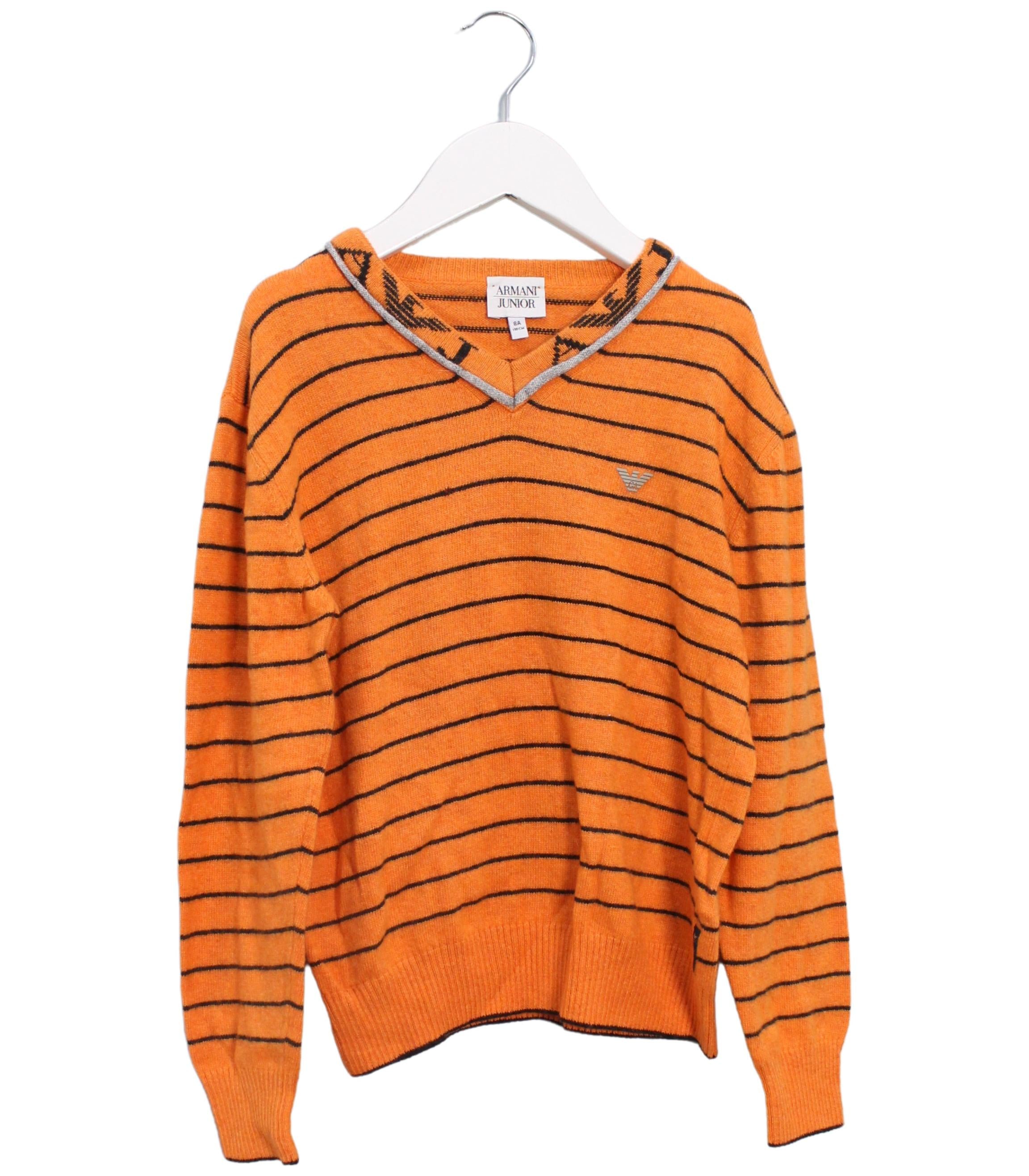 Armani Knit Sweater for Boys Age 8 - Soft Cotton Pullover for Kids - Perfect for School, Playdates & Winter Outfits