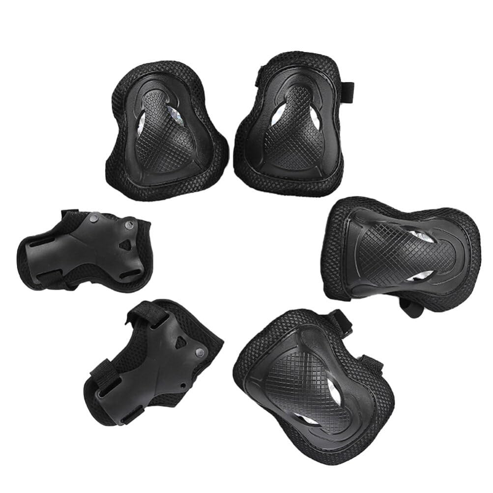 BESPORTBLE 6-Pack Adult & Kids Protective Elbow Pads for Skateboarding, Cycling, Football & Outdoor Sports - Durable Safety Gear for Riding, Skating & Biking