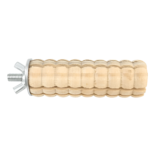 Premium Moss Hollow Wooden Corn Gnaw Toy for Dogs - Natural Teething Chew for Puppies & Adult Dogs - Durable & Safe for Indoor & Outdoor Play