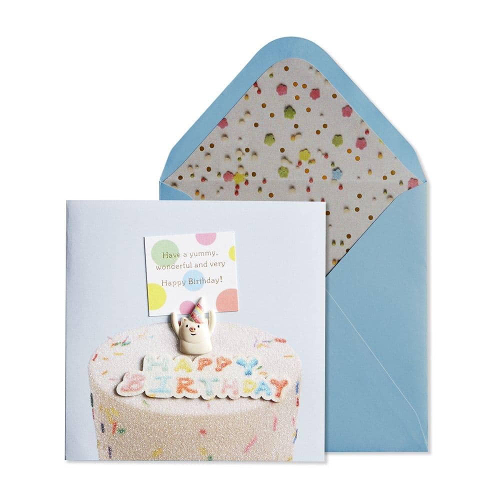 Funny Pig Birthday Card for Cake Lovers - Perfect for Birthday Parties, Gifts & Celebrations