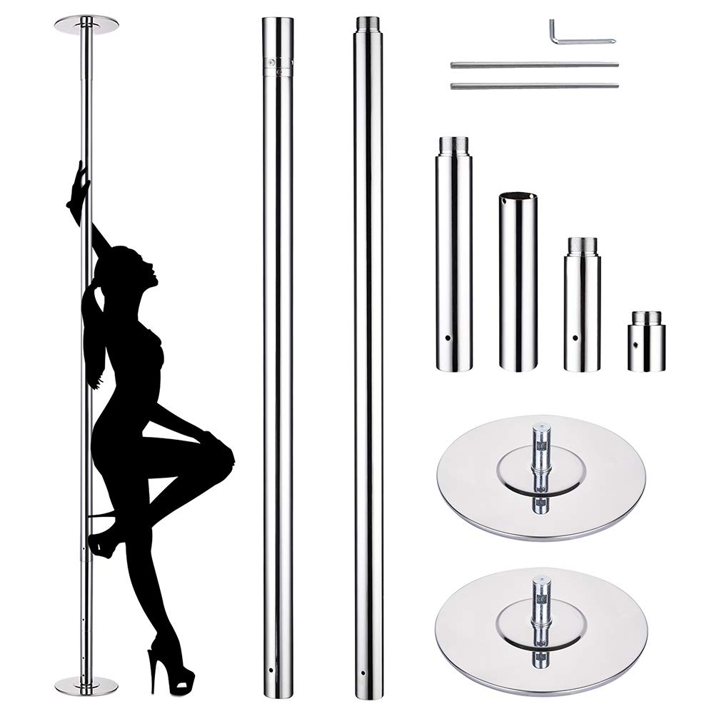 AW Portable Spinning Dance Pole - Professional Stripper Pole for Home Fitness, Dance Exercise & Sport Training | Perfect for Dance Studios, Gyms & Indoor Workouts
