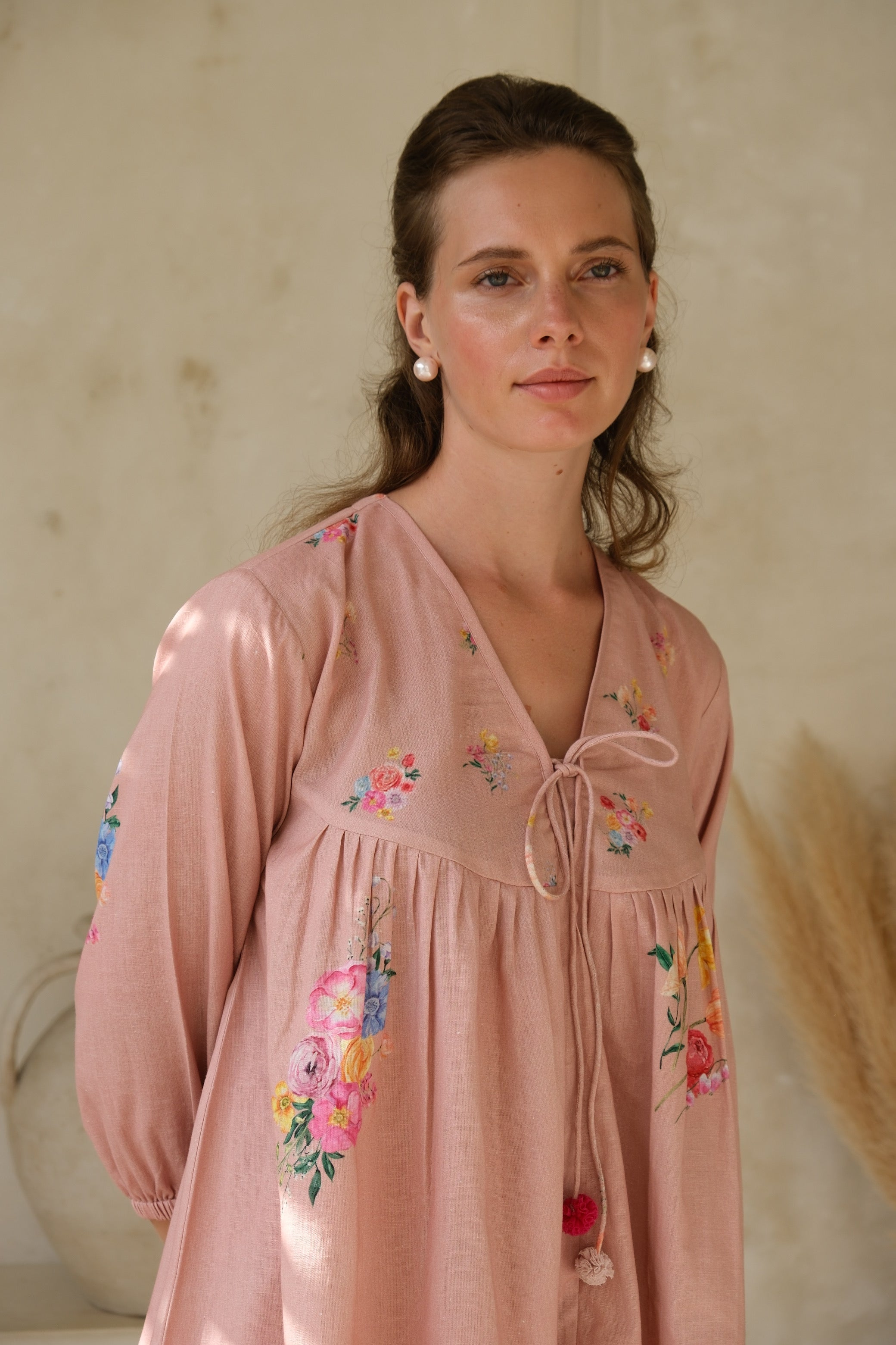 Rosita Women's Floral Print Off Shoulder Blouse - Casual Summer Tops for Beach, Party & Date Night Outfits