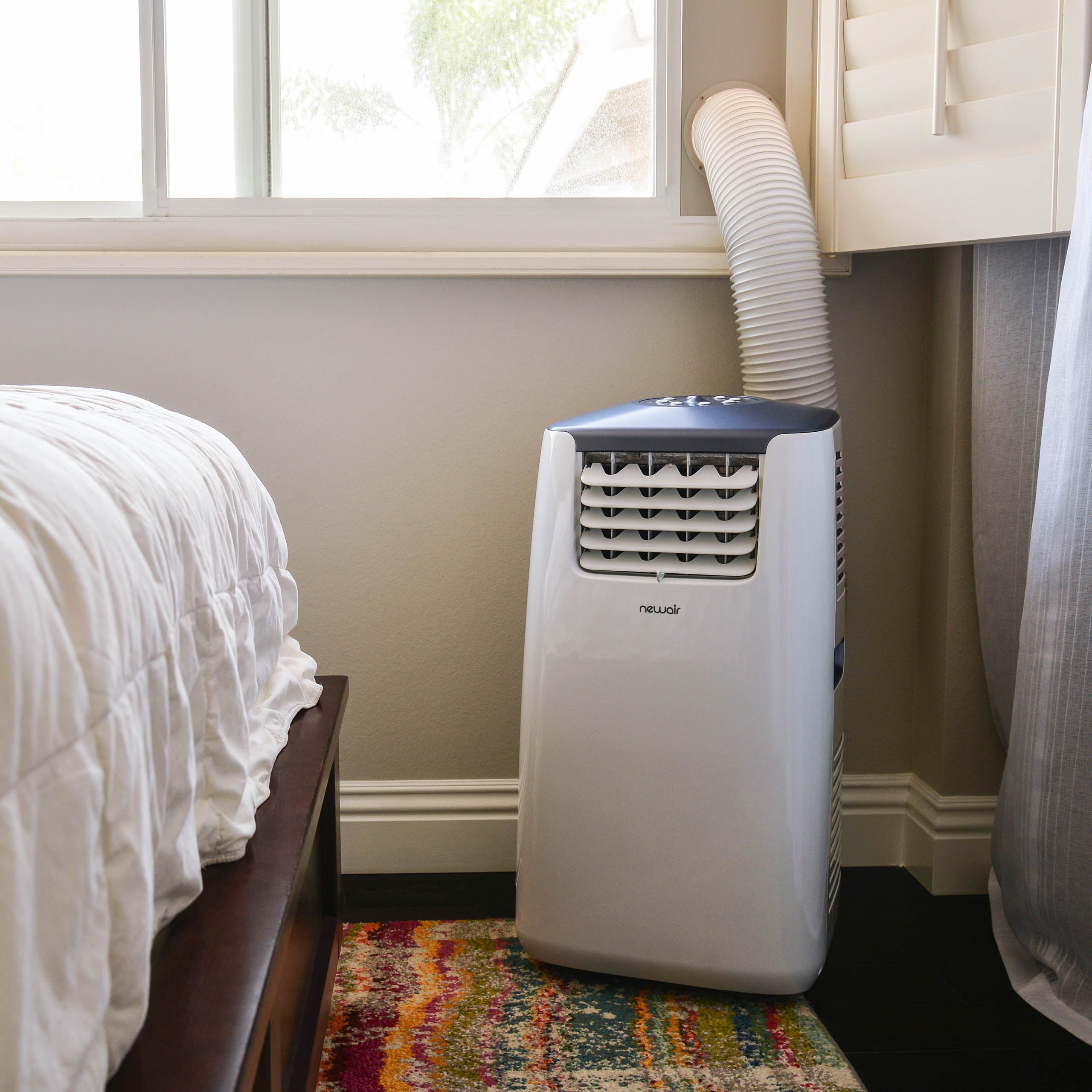 Newair® 14,000 BTU Portable Air Conditioner & Heater - Dual Function Cooling & Heating for Home, Office, Bedroom, Garage - Energy Efficient & Easy Installation