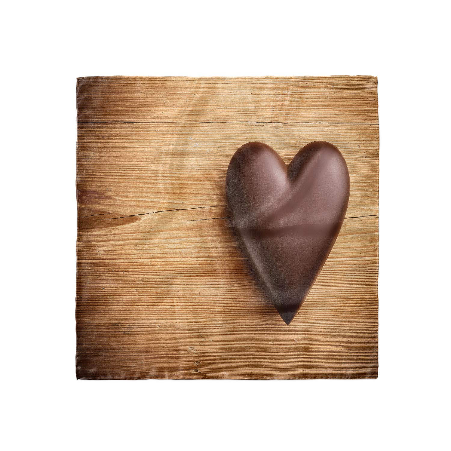Ambesonne Chocolate Head Scarf - Hair Wrap for Women, Fashion Accessory