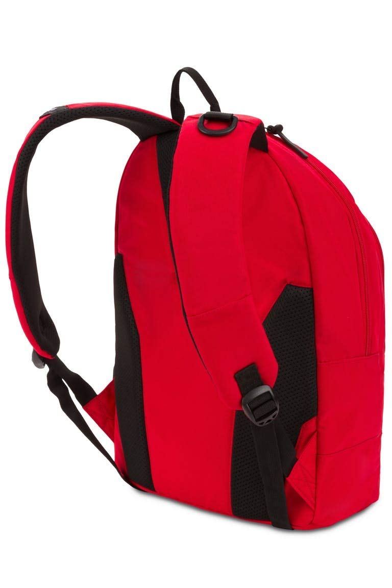 SWISSGEAR 2821 Laptop Backpack for Men & Women - 17 Inch Water Resistant Travel Backpack with USB Charging Port (Red) - Perfect for Work, School & Business Travel