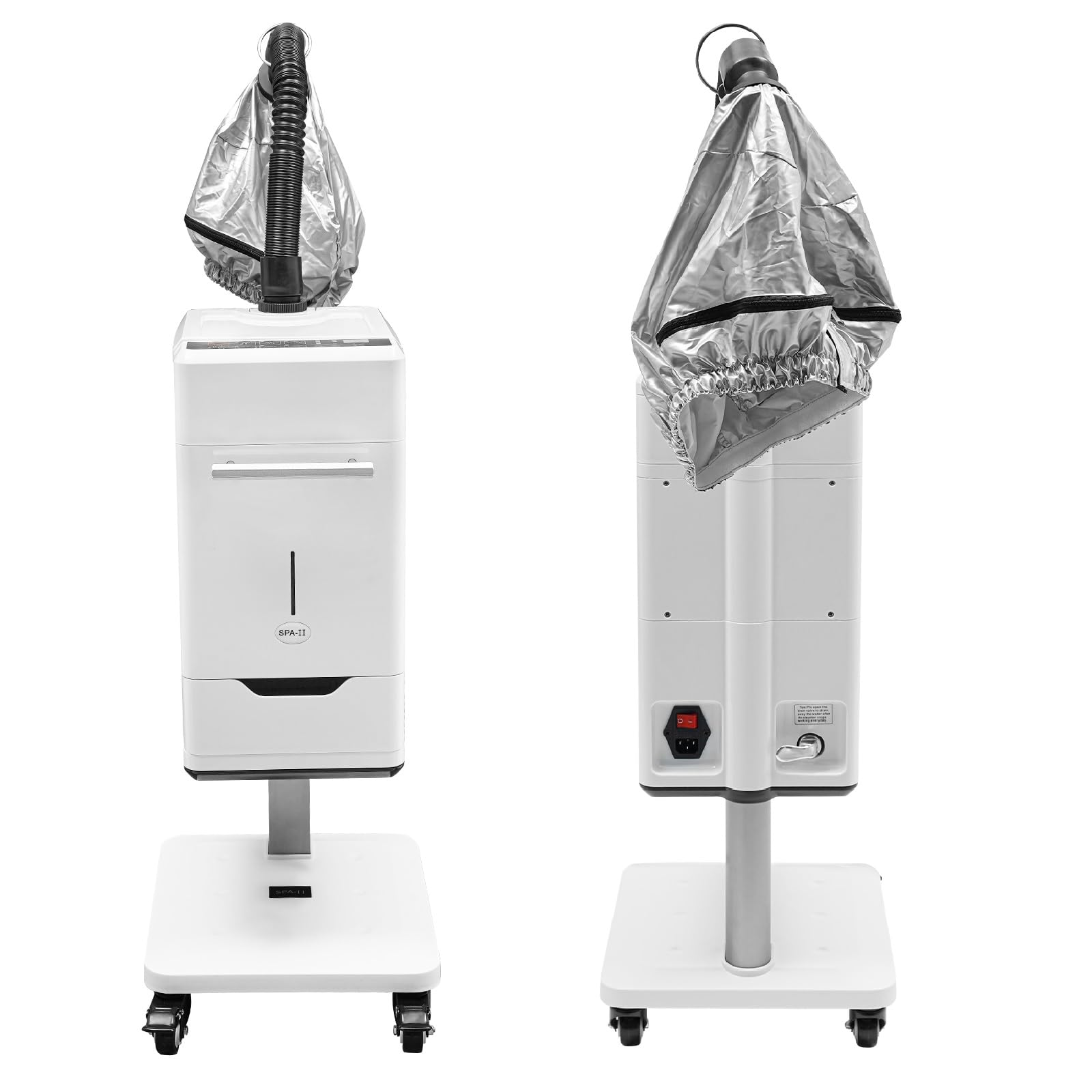 Professional Hair Steamer with Anion Technology - Nano Ionic Hair Steamer for Salon & Home Use, 500W 110V Smart Touch Control Stand-Up Hair Dyeing & Spa Machine | Perfect for Hair Treatments, Coloring, Deep Conditioning & Scalp Care