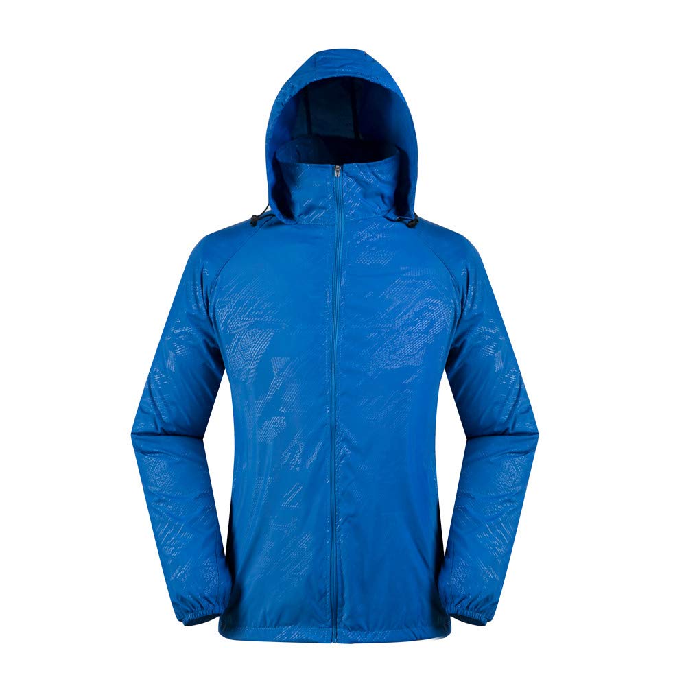Waterproof Windbreaker Jacket for Women & Men - Lightweight Quick-Dry Running Coat with Storage Bag | Outdoor Hiking, Jogging, Travel & Rain Protection