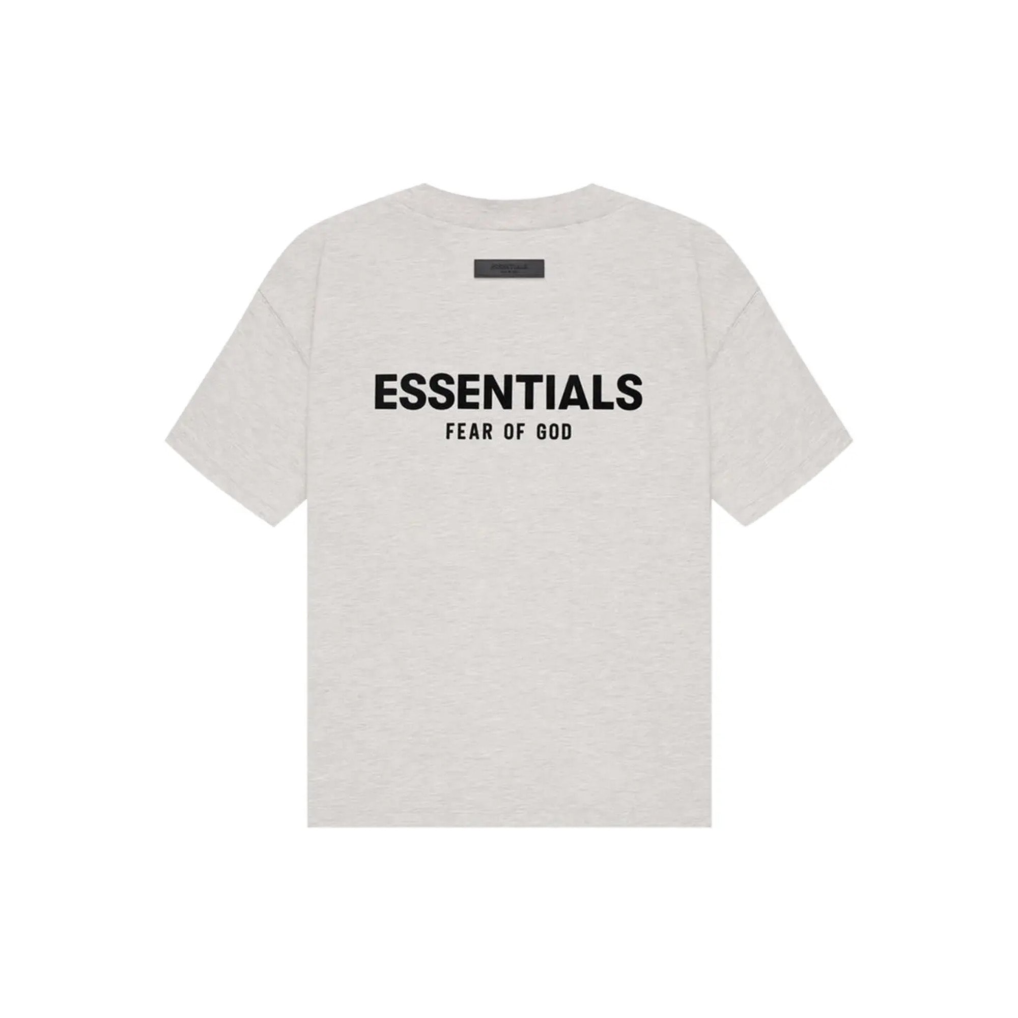 Fear of God Essentials T-Shirt 'Light Oatmeal' - 2022 Collection | Premium Cotton Crewneck Tee for Men | Casual Streetwear & Everyday Wear