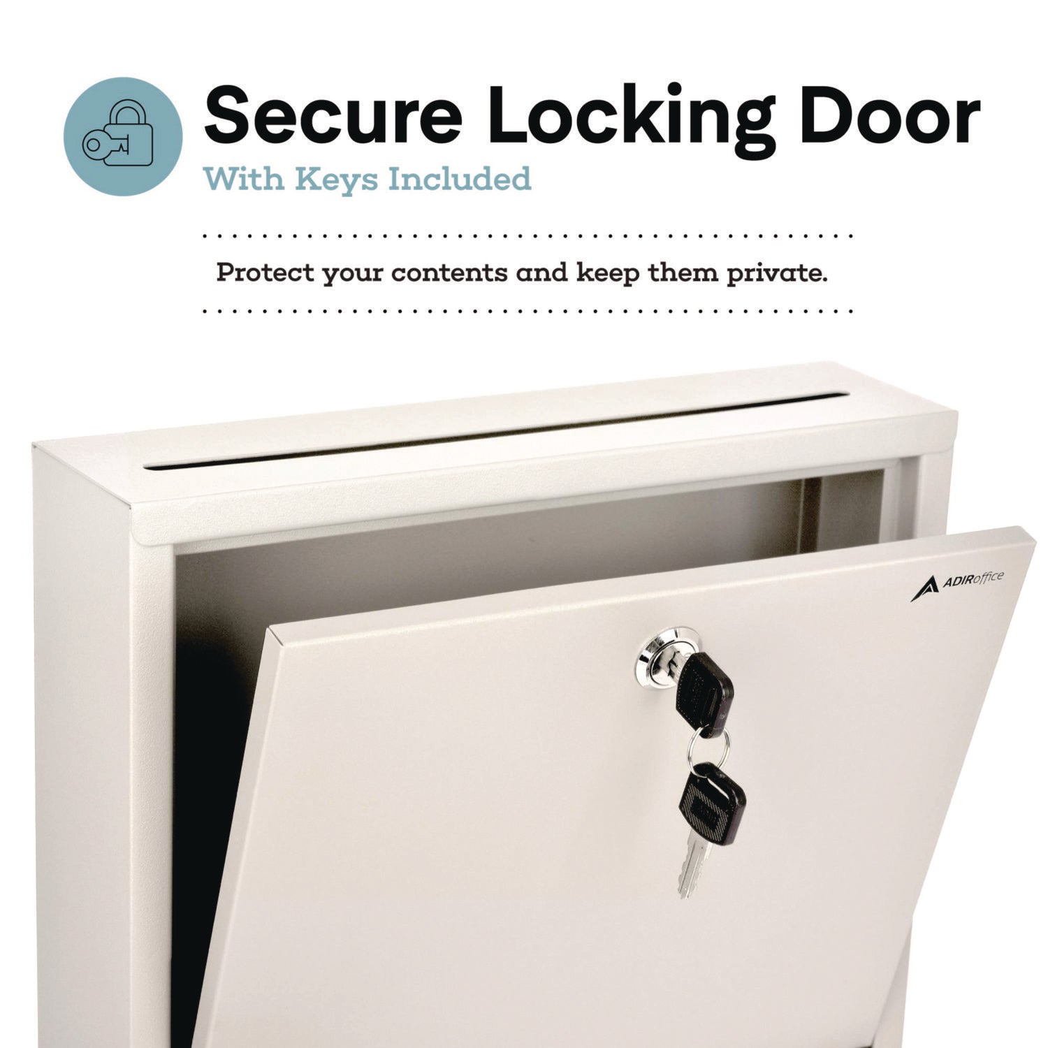 AdirOffice Large Secure Drop Box - 12