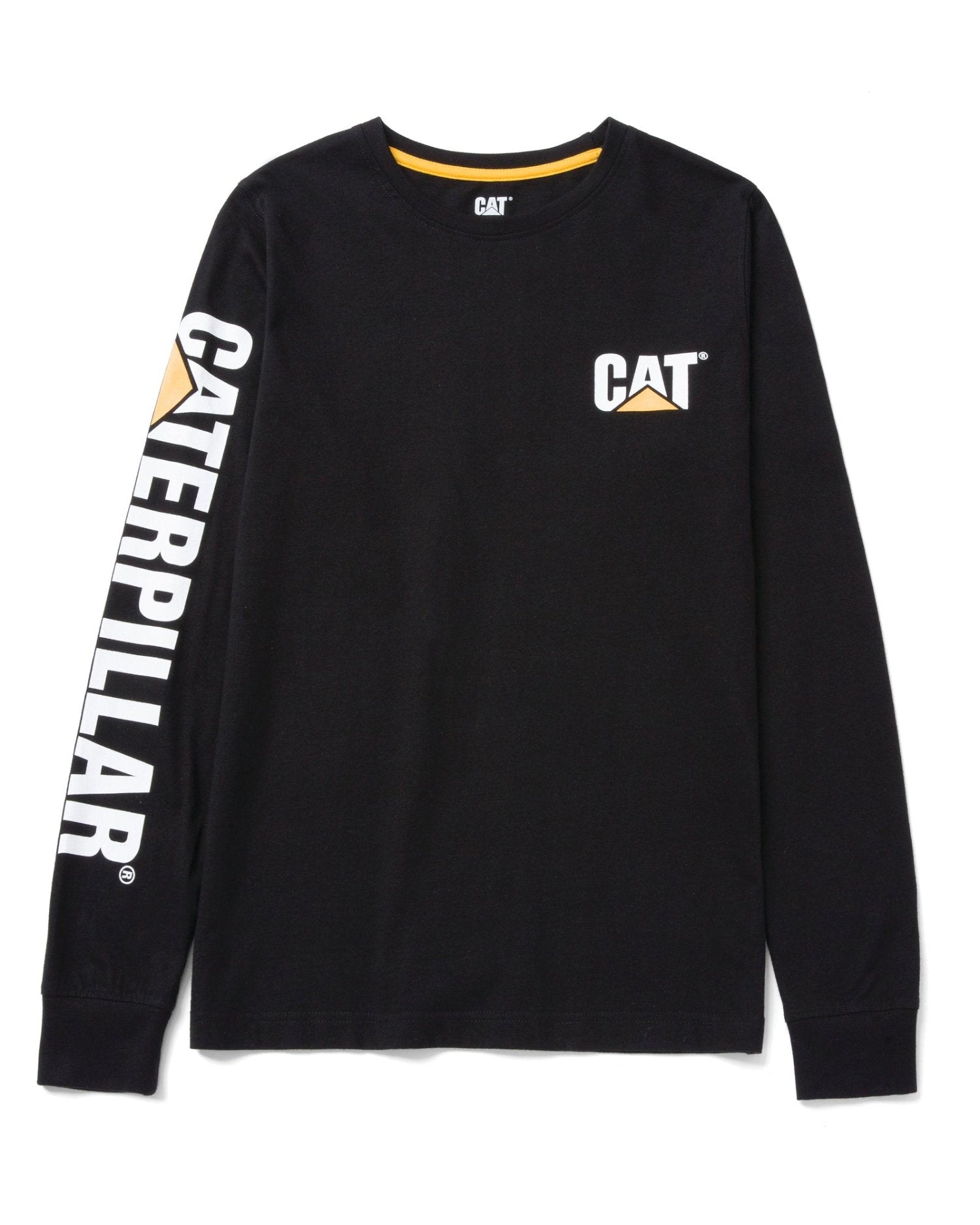 CAT Women's Trademark Banner Long Sleeve T-Shirt - Comfortable Casual Workwear & Everyday Outfit for Women | Perfect for Office, Outdoor Activities & Street Style Fashion