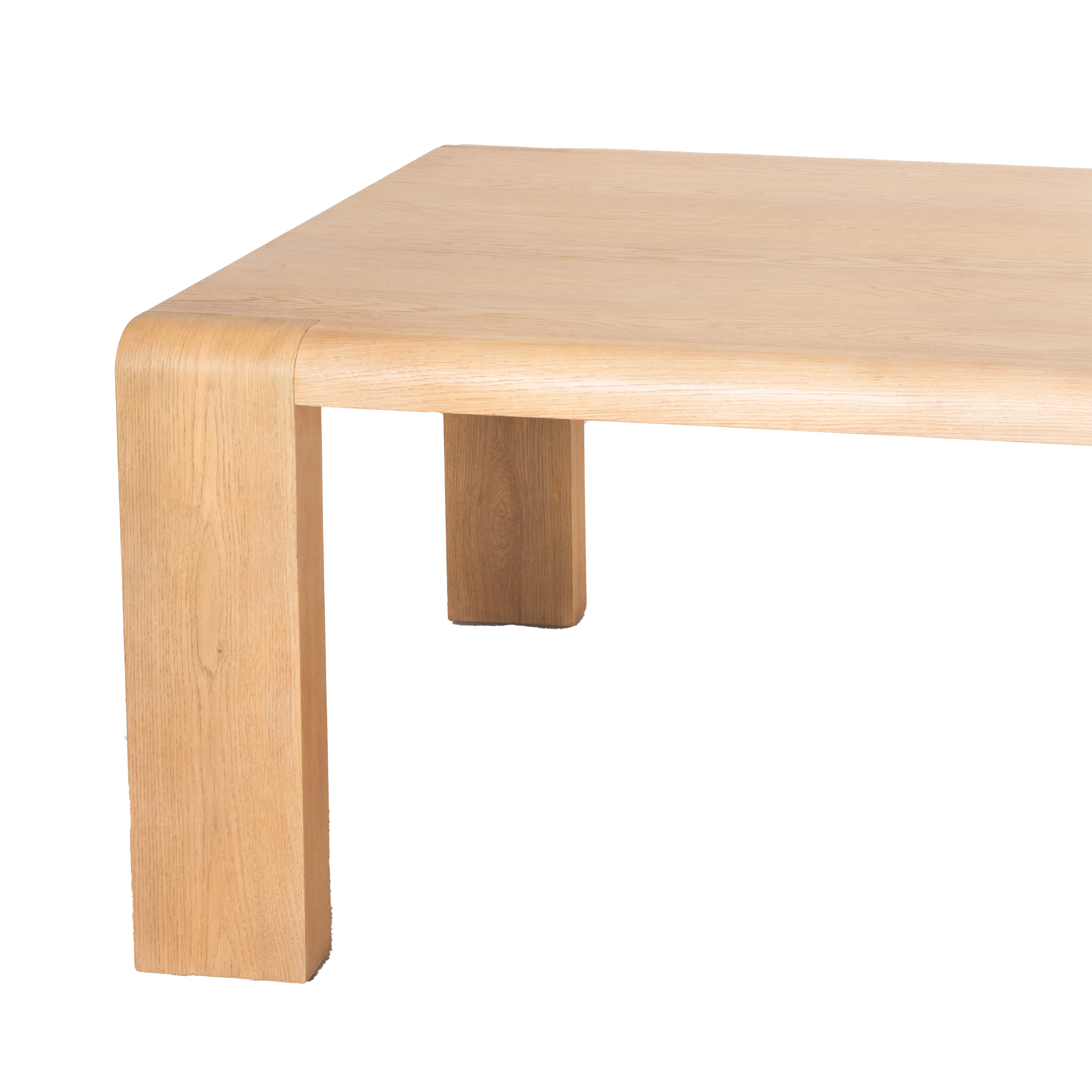 Modern Rectangular Dining Table - Solid Wood Kitchen Table for 6 - Perfect for Family Dinners & Entertaining Guests