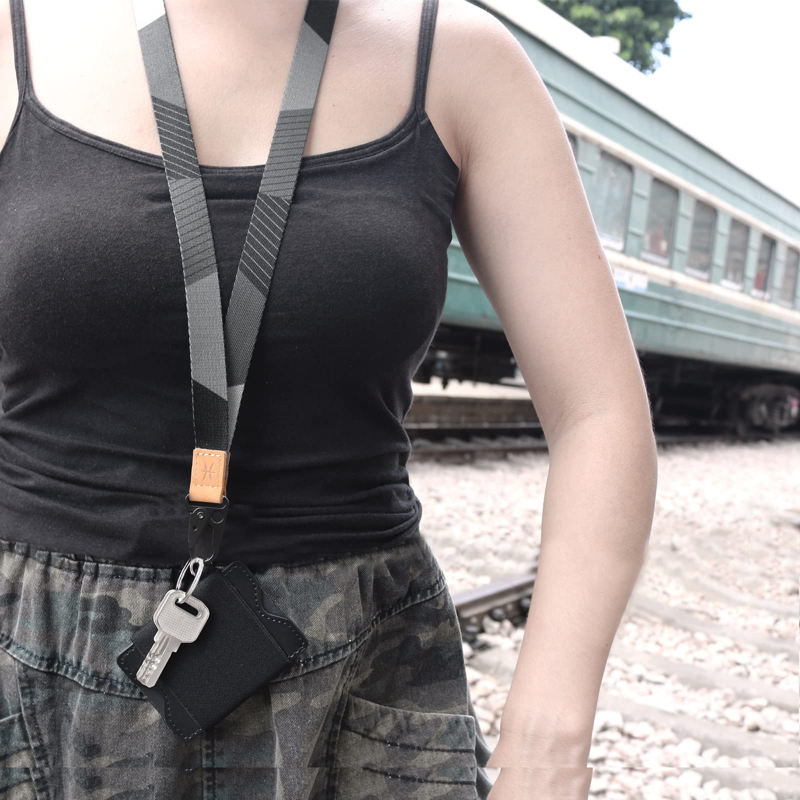 Cool Lanyards for Keys & Wallets - Durable Keychain Holder for Work & Travel