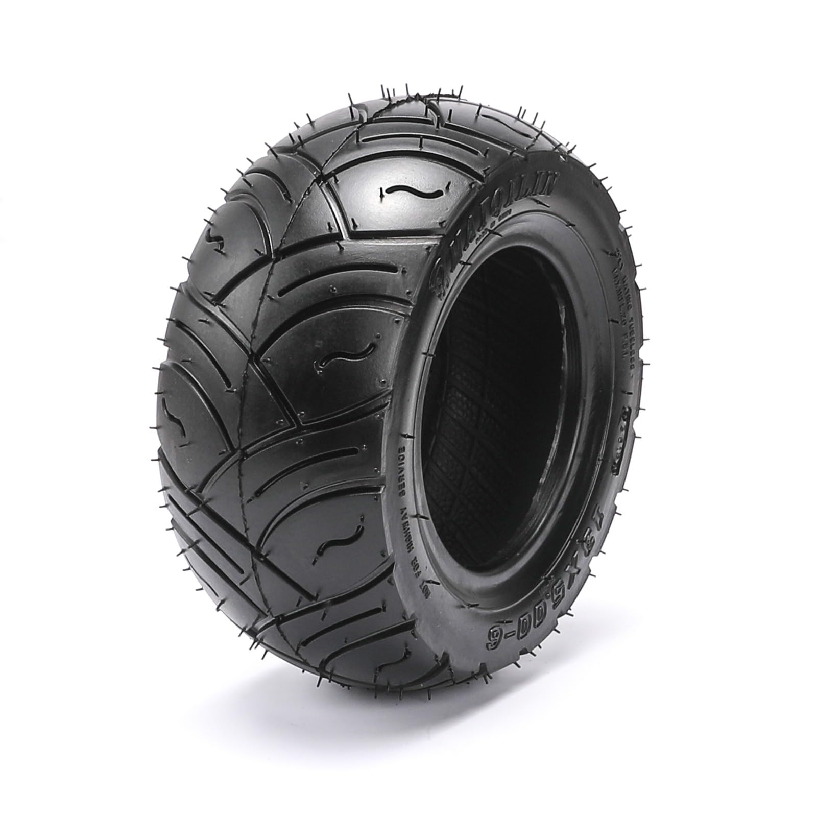JCMOTO 2 Pack 13x5.00-6 Tubeless Tires for Go Kart, ATV, UTV & Lawn Mower - Heavy Duty All-Terrain Replacement Tires for Off-Road, Farm & Backyard Use