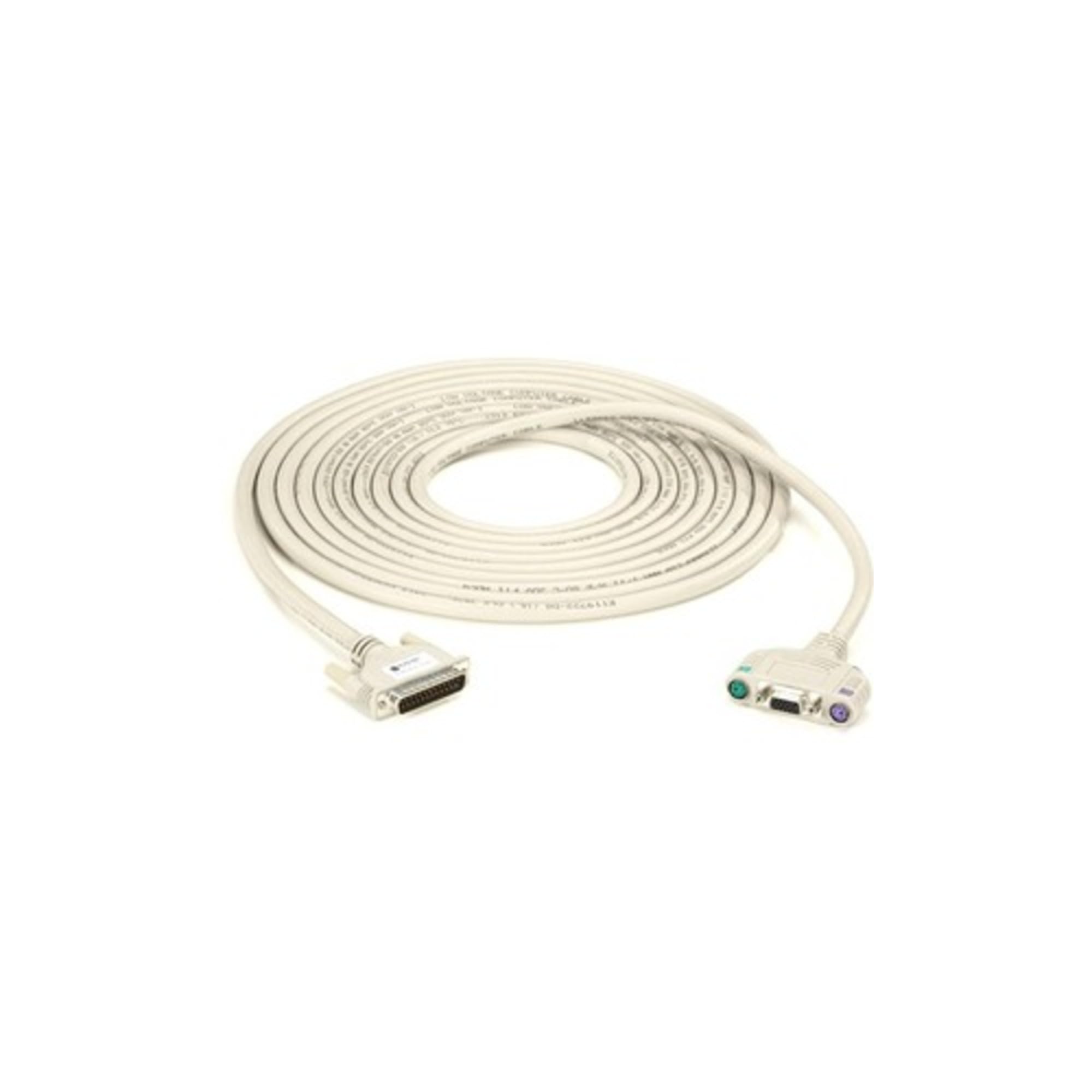 Black Box ServSwitch Ultra KVM Cable - 50ft Coaxial Keyboard/Monitor/Mouse Switch with Audio Support | Perfect for Server Rooms, Data Centers & Multi-Computer Workstations