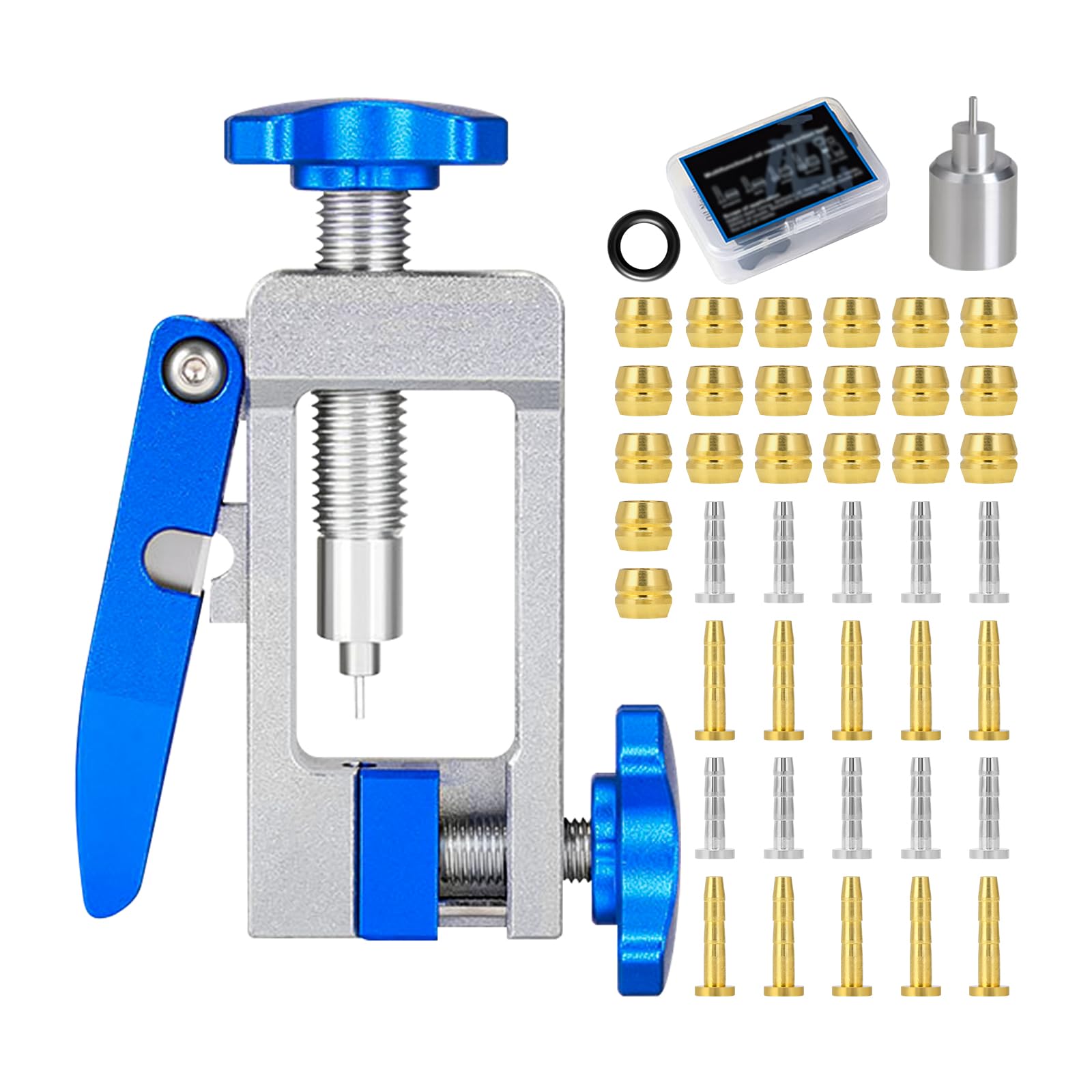 Hydraulic Brake Tool Kit for Bicycles - 2-in-1 Hose Cutter & Fitting Insert Tool with Barb Olive for Disc Brakes | Perfect for Bike Maintenance & Repair at Home or Shop