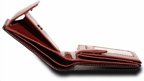Visconti TR-35 Classic Tri-Fold Leather Wallet with ID Window & Coin Pocket - Black | Slim RFID Blocking Bifold Wallet for Men, Perfect for Everyday Carry & Business Use