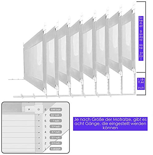 Extra Long Bed Rail for Toddlers & Kids - 70