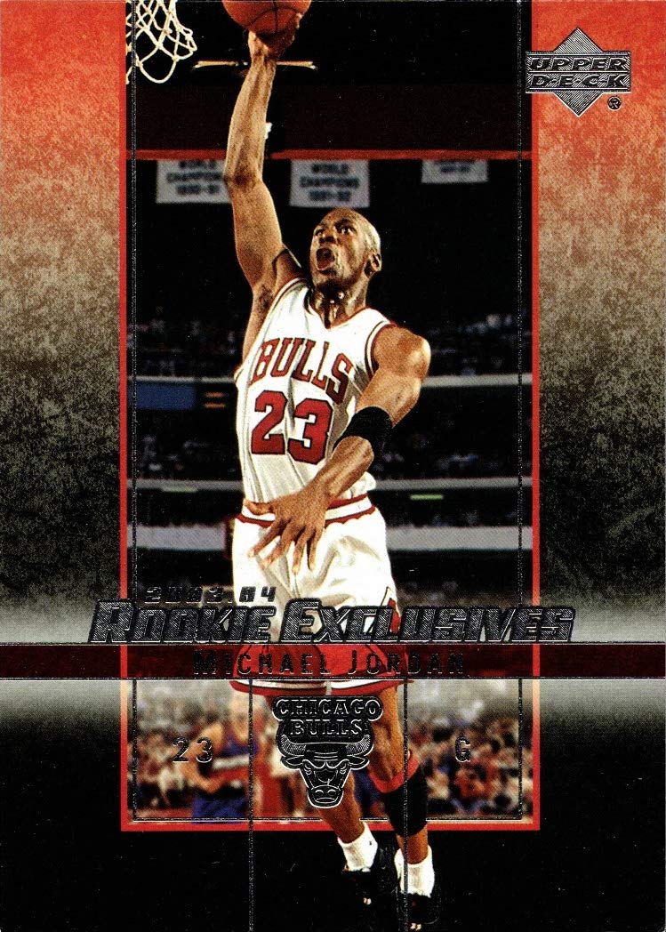2003-04 Upper Deck Rookie Exclusives #60 Michael Jordan Basketball Card - Rare Collectible for NBA Fans, Sports Memorabilia Enthusiasts & Investment Collectors - Perfect for Display, Trading or Gifting