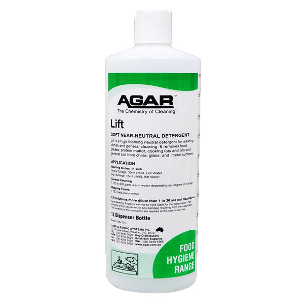 Agar Lift Dishwashing Detergent - Powerful & Eco-Friendly Liquid Soap for Hand Washing Dishes - Perfect for Kitchen, Camping & RV Use