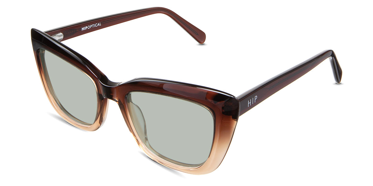LESA Women's Prescription Tinted Glasses - Stylish & UV Protection for Reading, Driving & Outdoor Activities