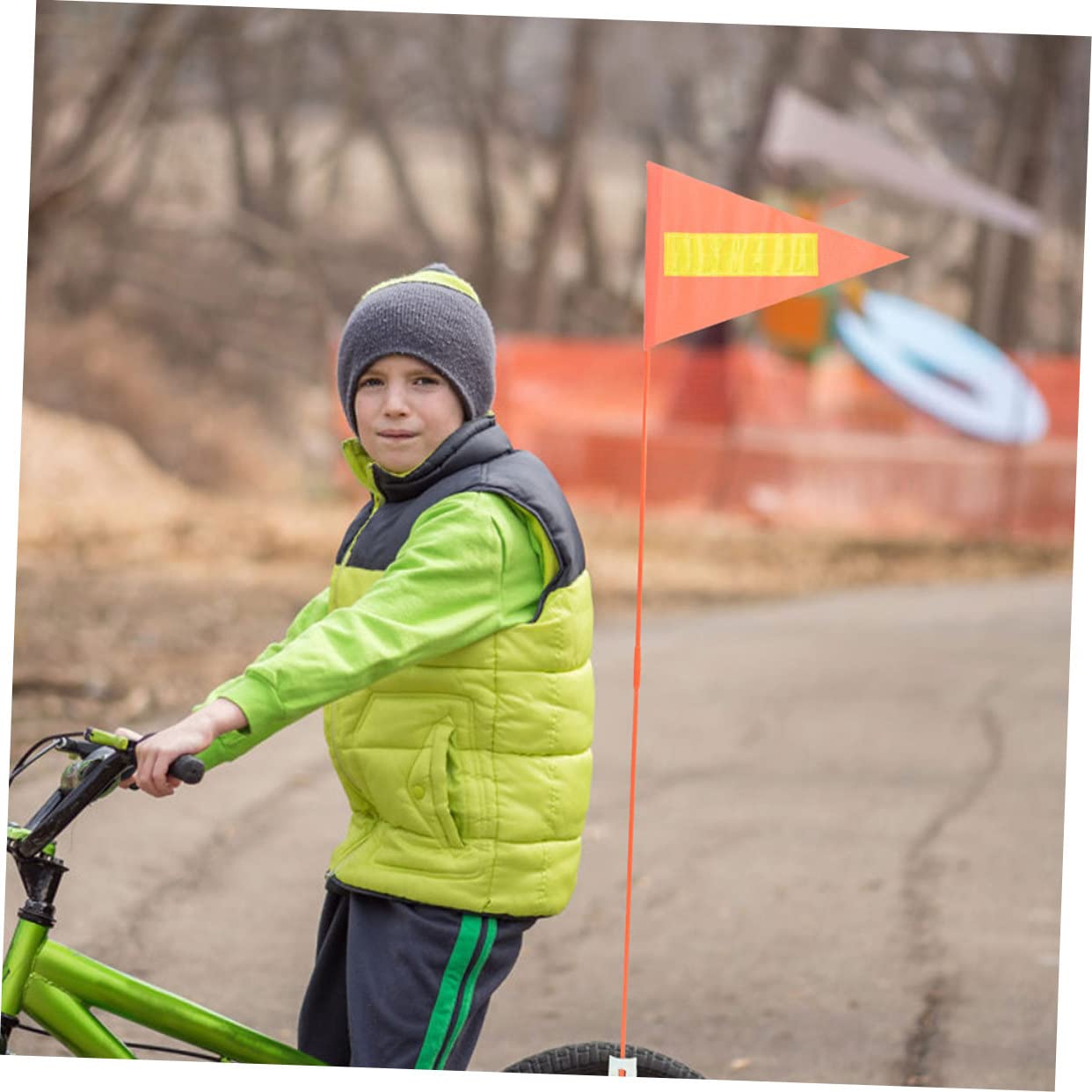 30 Pcs Reflective Bike Pennant Flags - High Visibility Safety Warning Decor for Kids Bicycles | Perfect for Night Riding, Cycling Safety & Children's Bike Accessories