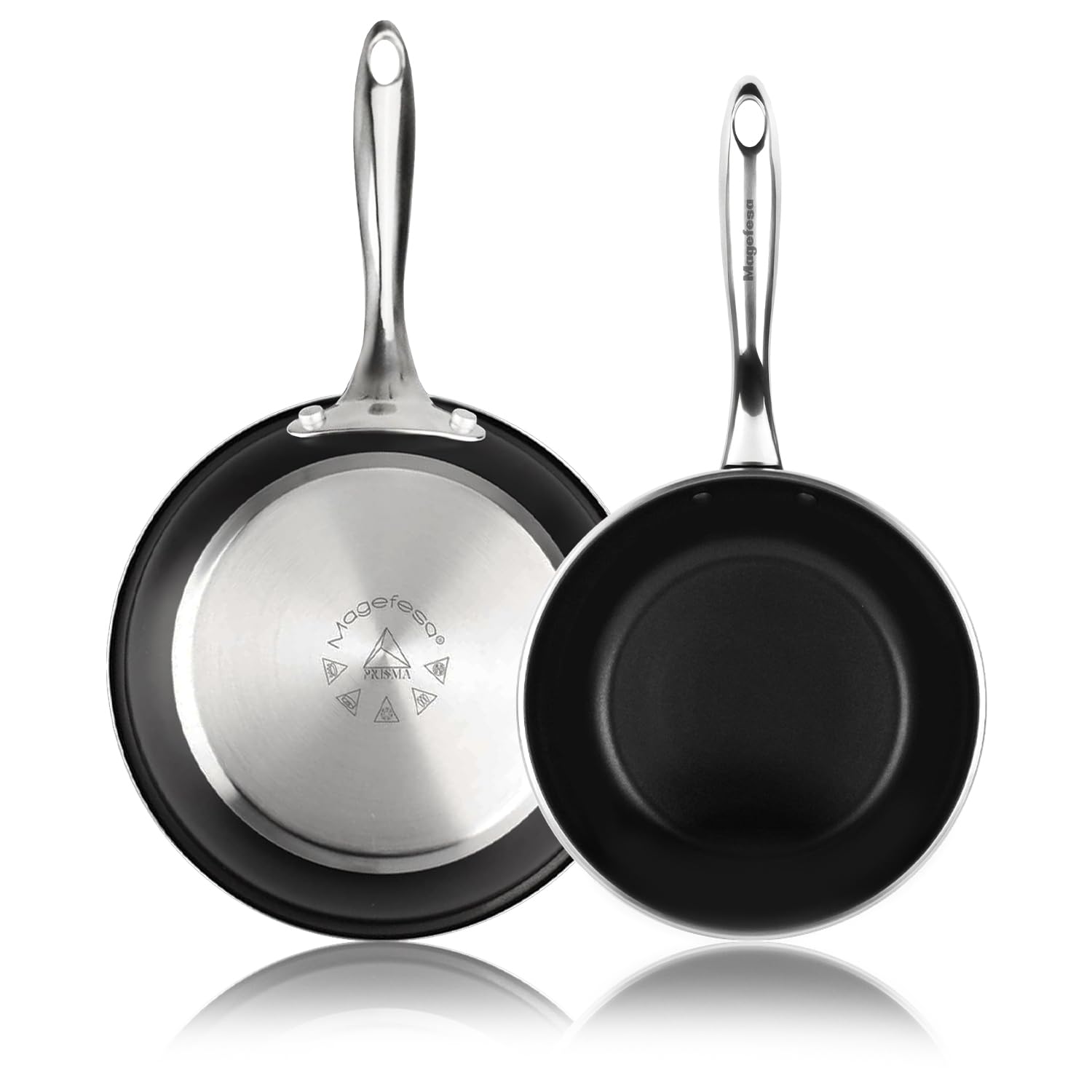MAGEFESA Prisma Nonstick Frying Pan Set - 7.8