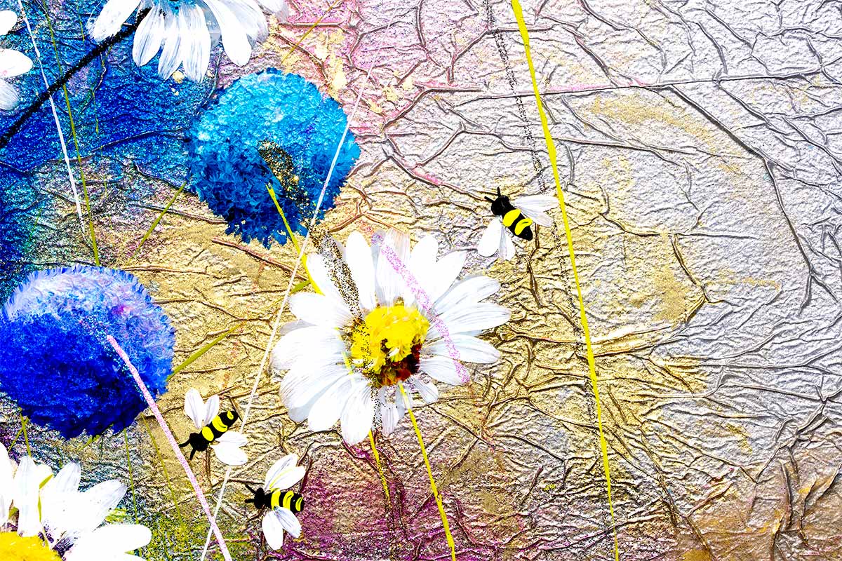 Alliums and Daisies Original Floral Art Print - Perfect for Home Decor, Wall Art & Gift Giving