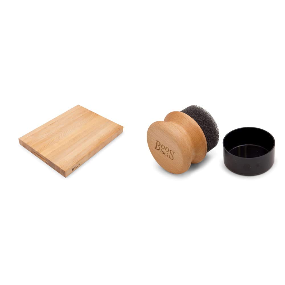 Premium John Boos RA03 Maple Wood Edge Grain Reversible Cutting Board - 24