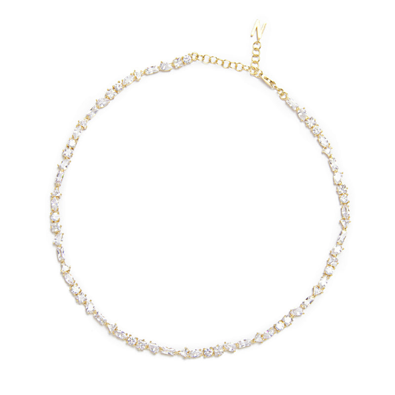 Julie Necklace - Elegant Gold-Plated Pendant for Women | Perfect for Parties, Weddings & Everyday Wear