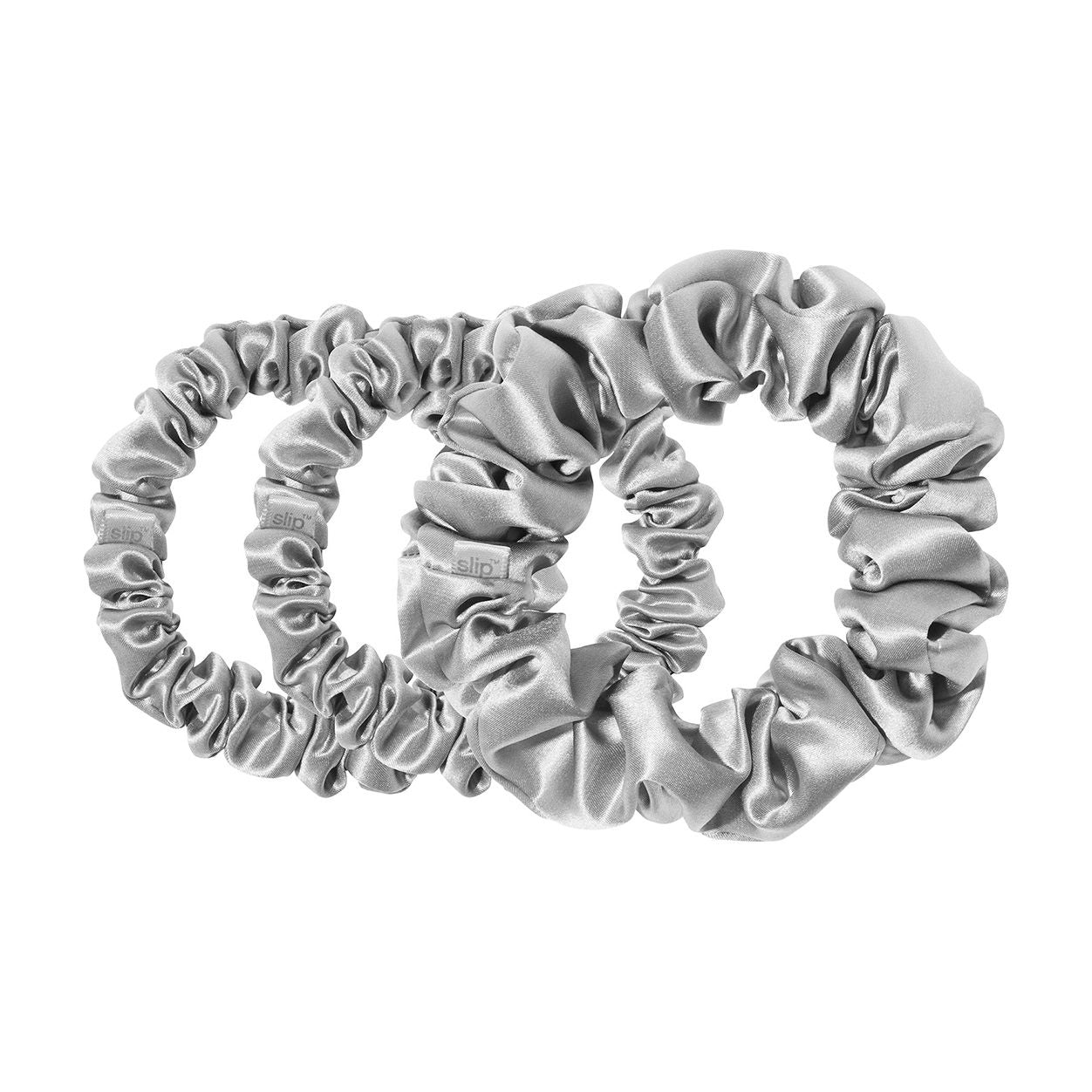 Back to Basics Assorted Scrunchies Hair Ties - Soft Elastic Hair Bands for Women & Girls - Perfect for Workouts, Yoga, School & Everyday Use