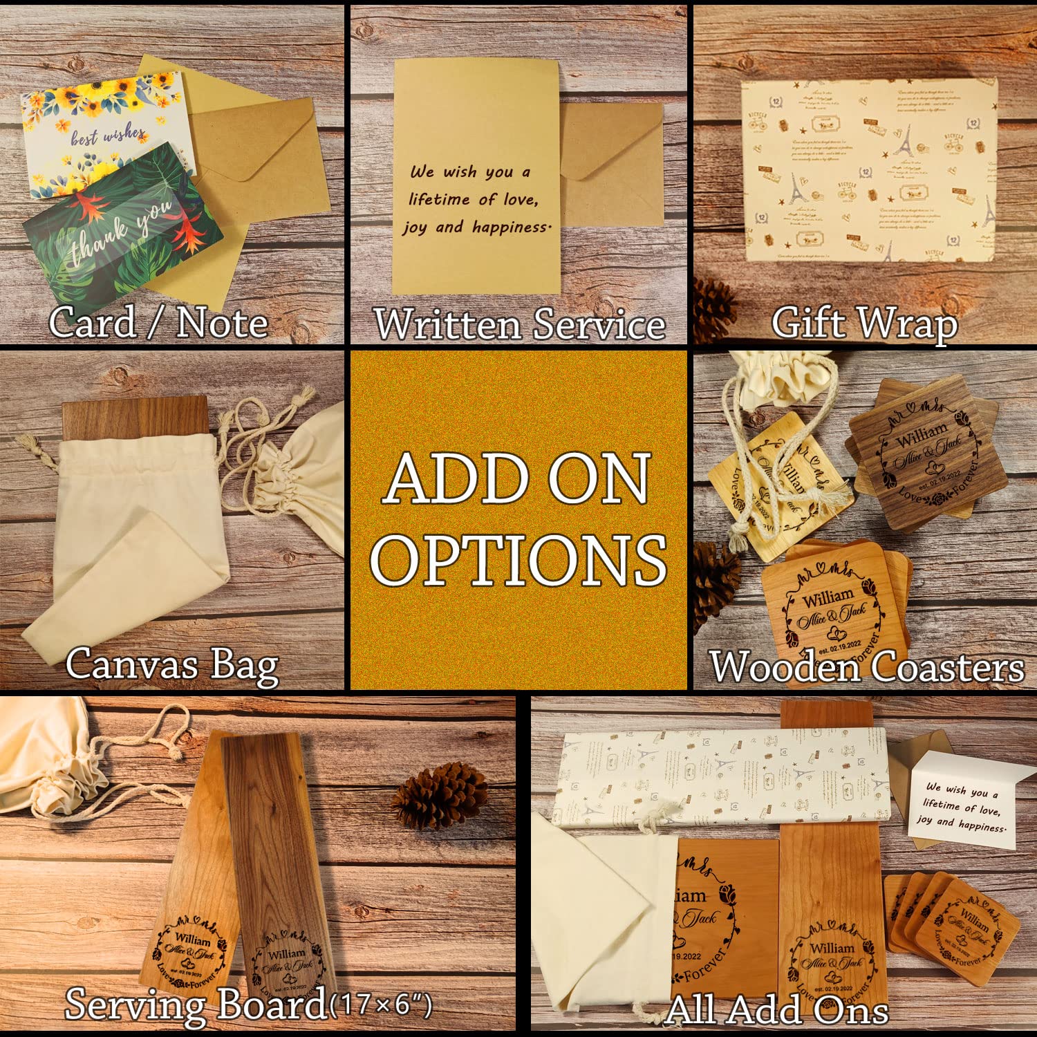 Personalized Wooden Cutting Board for Couples - Custom Engraved Wedding, Anniversary & Christmas Gift - Handmade Kitchen Decor for New Homeowners - Perfect Housewarming, Valentine's Day & Bridal Shower Present - Ideal for Cooking, Serving Charcuterie & Displaying in Modern Kitchens